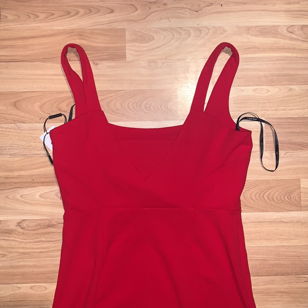 Calvin Klein | red dress size 4 - Picture 5 of 8